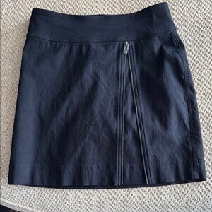 Jofit Black Mini Skirt / skort with Zipper Detail - Small